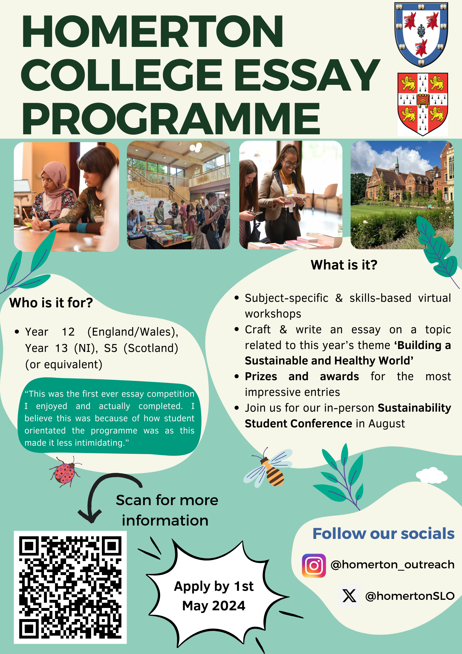 Poster for Essay programme