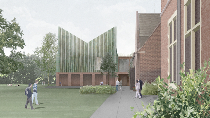 An artist's impression of the new Dining Hall