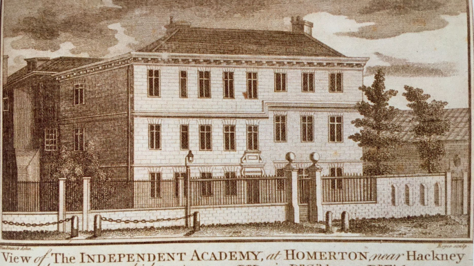 London independent academy Homerton 1783