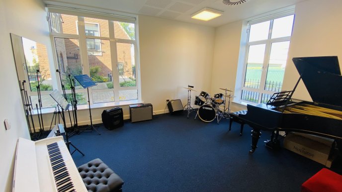 One of our practice rooms