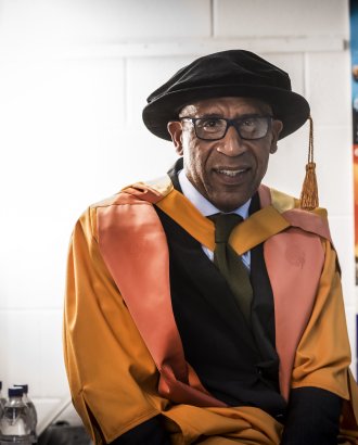 Lord Woolley Honorary degree from De Montfort University