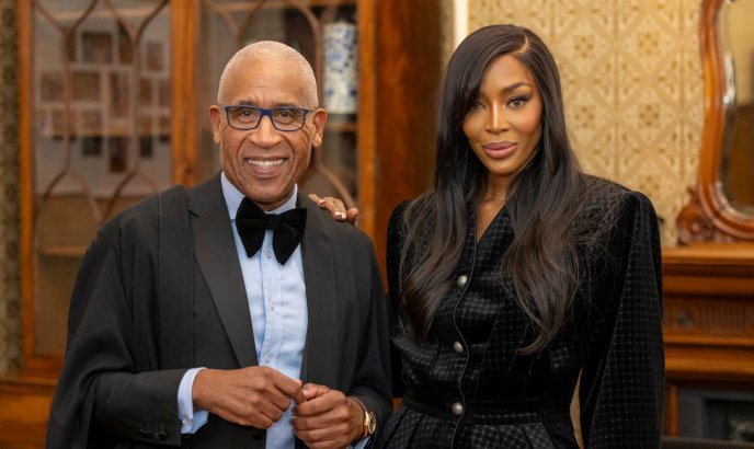Lord Simon Woolley and Naomi Campbell
